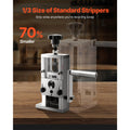 Manual Wire Stripping Machine, 1.5-25 mm, Copper Stripper with Hand Crank or Drill Powered, 64Mn Quenched Blades, 45# Steel Rollers, Aluminum Alloy Frame Wire Peeler, for Scrap Copper Recycling