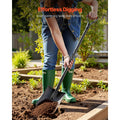 Square Shovel, 122 cm Heavy-Duty Flat Shovel, Transfer Shovels with Alloy Steel Blade and Non-Slip D-Handle, Detachable and Easy Storage, for Gardening, Construction, Digging & Snow Shoveling
