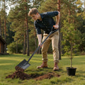 Square Shovel 122cm Heavy-Duty Alloy Steel Blade Non-Slip Handle