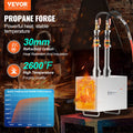 Portable Propane Forge 2 Burner Farrier Knife Metal Square