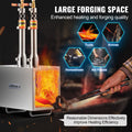 Portable Propane Forge 2 Burner Farrier Knife Metal Square