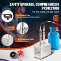 Portable Propane Forge 2 Burner Farrier Knife Metal Square
