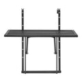 Balcony Hanging Table 610x410mm Metal Folding Railing 5-Level