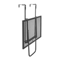 Balcony Hanging Table 610x410mm Metal Folding Railing 5-Level
