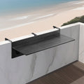 Balcony Hanging Table 12x48cm Folding Railing Bar Outdoor Patio