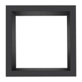 Fire Pit Ring 42x42in Carbon Steel Square DIY Campfire Outdoor