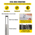 Tomato Cages 30x30x117cm 5 Pack Square Plant Support Silver Steel