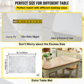 Plastic Table Cover 101.6x182.8cm Clear 1.5mm Waterproof Desk Mat
