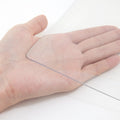 Plastic Table Cover 101.6x182.8cm Clear 1.5mm Waterproof Desk Mat