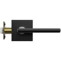 Passage Door Handle Matte Black Lever Left Right Reversible