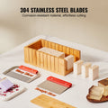 Soap Making Kit Bamboo Box Silicone Mold Stainless Steel Cutters