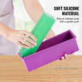 Soap Making Kit Bamboo Box Silicone Mold Stainless Steel Cutters