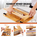 VEVOR Bamboo Soap Cutter Steel Wire Slicer 1-12 Bars Handmade DIY Tool