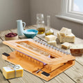 VEVOR Bamboo Soap Cutter Steel Wire Slicer 1-12 Bars Handmade DIY Tool