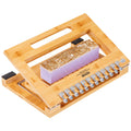 VEVOR Bamboo Soap Cutter Steel Wire Slicer 1-12 Bars Handmade DIY Tool