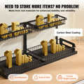 2-Tier Wire Pull Out Under Sink Basket Organiser 2Pcs