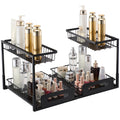 2-Tier Wire Pull Out Under Sink Basket Organiser 2Pcs