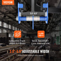 Manual Trolley 0.5 Ton I-Beam Hoist Dual Wheels 63.5-139.7mm