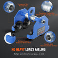 Manual Trolley 0.5 Ton I-Beam Hoist Dual Wheels 63.5-139.7mm