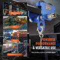 Manual Trolley 1 Ton I-Beam Heavy Duty Alloy Steel Garage Hoist