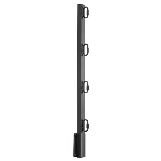 Fence Post Extender, 8 Packs 605 mm Barbed Wire Arm, Sturdy Steel Fence Height Extender, Flat or Surface Mounted Barbed Wire Extension Arms, Protect Privacy and Prevent Pets Jumping Off