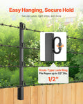 Fence Post Extender 8 Pack 605mm Barbed Wire Arm Steel Height