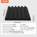 Acoustic Foam Panels 36 Pack 12x12x2 Studio Wall Ceiling