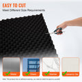 Acoustic Foam Panels 2 Pack 48x24x2cm Studio Wall Ceiling