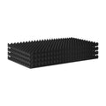 Acoustic Foam Panels 2 Pack 48x24x2cm Studio Wall Ceiling