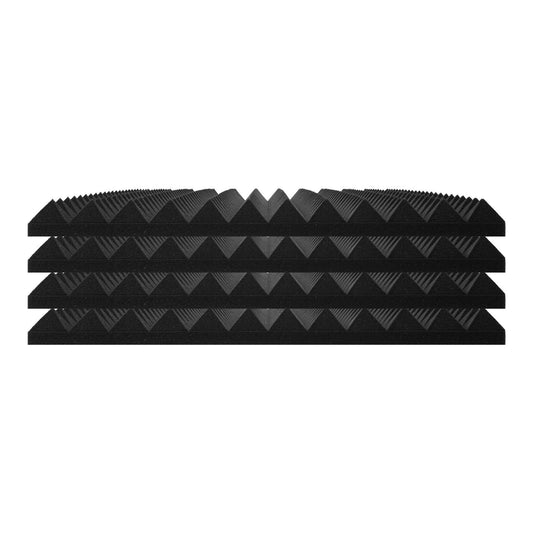 Acoustic Foam Panels 4 Pack 48x24cm Studio Wall Ceiling