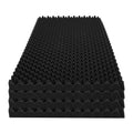 VEVOR Acoustic Foam Panels 4 Pack 48x24cm Studio Wall Ceiling
