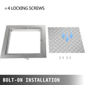 Recessed Manhole Cover 60x60cm Galvanized Steel Drain Access Frame