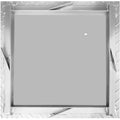 Recessed Manhole Cover 60x60cm Galvanized Steel Drain Access Frame