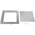 Recessed Manhole Cover 60x60cm Galvanized Steel Drain Access Frame