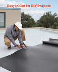 EPDM Rubber Roofing Roll 4.57x6m 45mil Pond Roof Underlayment