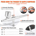 Airbrush Kit Dual Action Compressor Art Nail Makeup Model