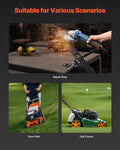 Lawn Mower Blade Sharpener 15-45° Adjustable Angle Grinder Tool