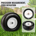 13x5-6 Tubeless Lawn Mower Tires Wheels 2-Pack Flat-Free PU