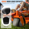 13x5-6 Tubeless Lawn Mower Tires Wheels 2-Pack Flat-Free PU