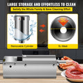 Sausage Stuffer 5L 11LBS Horizontal Dual Speed Meat Stuffer 5 Tubes