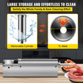 Sausage Stuffer 7L 15LBS Dual Speed Stainless Steel 5 Tubes