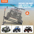 Ride On Lawn Mower Lift Jack 880lb Telescopic Foldable Black