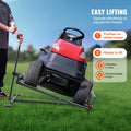 Ride On Lawn Mower Lift Jack 880lb Telescopic Foldable Black