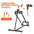 Ride On Lawn Mower Lift Jack 880lb Telescopic Foldable Black