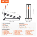Ride On Lawn Mower Lift Jack 880lb Telescopic Foldable Black