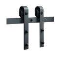 8FT Sliding Barn Door Hardware Closet Track Kit for Single Door J Hanger