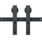 8FT Sliding Barn Door Hardware Track Kit Single Door J