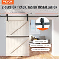 8FT Sliding Barn Door Hardware Track Kit Single Door J
