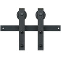8FT Sliding Barn Door Hardware Track Kit Single Door J