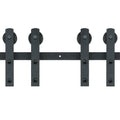 8FT Double Sliding Barn Door Hardware Track Kit Hanger